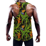 Tropical Summer Pattern Print Training Tank Top