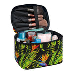 Tropical Summer Pattern Print Travel Makeup Bag