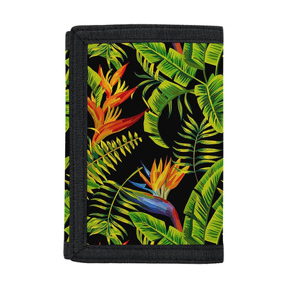 Tropical Summer Pattern Print Trifold Wallet