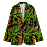Tropical Summer Pattern Print Women's Blazer
