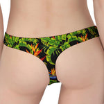 Tropical Summer Pattern Print Women's Thong