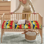Tropical Sunset Pattern Print Baby Crib Sheet