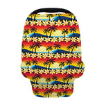 Tropical Sunset Pattern Print Baby Seat Cover