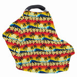 Tropical Sunset Pattern Print Baby Seat Cover
