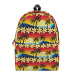 Tropical Sunset Pattern Print Backpack
