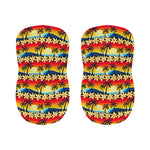 Tropical Sunset Pattern Print Bar Stool Covers