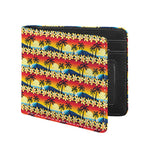 Tropical Sunset Pattern Print Bifold Wallet