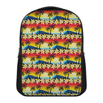 Tropical Sunset Pattern Print Casual Backpack