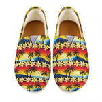 Tropical Sunset Pattern Print Casual Shoes