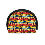 Tropical Sunset Pattern Print Coin Purse