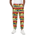 Tropical Sunset Pattern Print Cotton Sweatpants