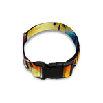 Tropical Sunset Pattern Print Dog Collar