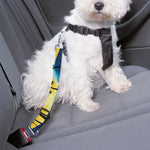 Tropical Sunset Pattern Print Dog Seat Belt