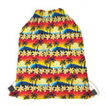 Tropical Sunset Pattern Print Drawstring Bag
