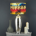 Tropical Sunset Pattern Print Drum Lamp Shade