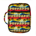 Tropical Sunset Pattern Print Front Pocket Bible Bag