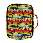 Tropical Sunset Pattern Print Front Pocket Bible Bag