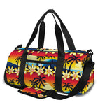 Tropical Sunset Pattern Print Gym Bag