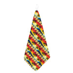 Tropical Sunset Pattern Print Hand Towel