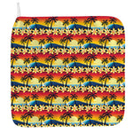 Tropical Sunset Pattern Print Hand Towel