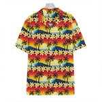 Tropical Sunset Pattern Print Hawaiian Shirt