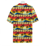 Tropical Sunset Pattern Print Hawaiian Shirt