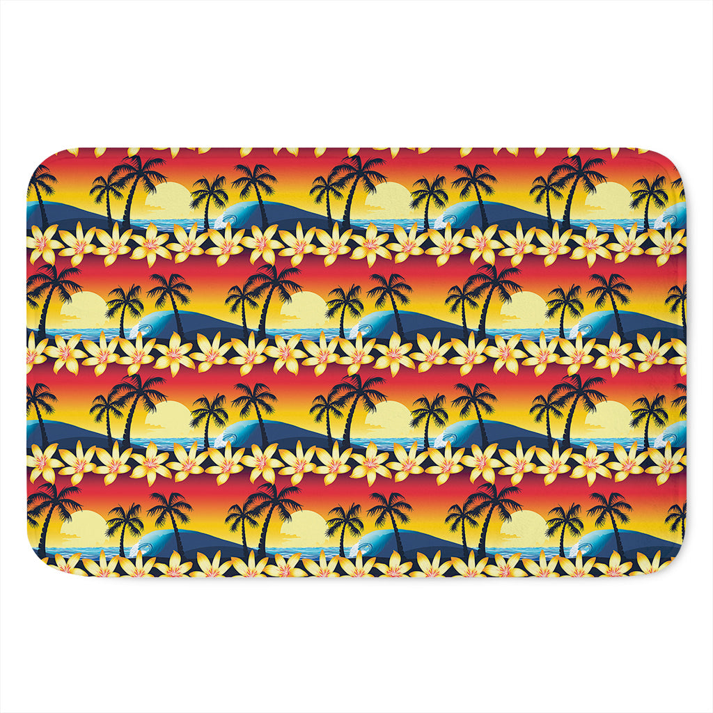 Tropical Sunset Pattern Print Indoor Door Mat