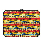 Tropical Sunset Pattern Print Laptop Sleeve