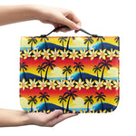 Tropical Sunset Pattern Print Leather Bible Cover