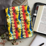Tropical Sunset Pattern Print Leather Bible Cover