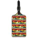 Tropical Sunset Pattern Print Luggage Tag