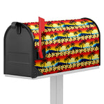 Tropical Sunset Pattern Print Mailbox Cover