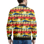Tropical Sunset Pattern Print Men's Bomber Jacket
