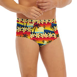 Tropical Sunset Pattern Print Men's Briefs