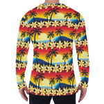 Tropical Sunset Pattern Print Men's Long Sleeve T-Shirt