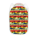 Tropical Sunset Pattern Print Mesh Laundry Hamper