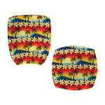 Tropical Sunset Pattern Print Office Chair Cover