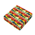 Tropical Sunset Pattern Print Outdoor Seat Cushion Cover