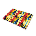 Tropical Sunset Pattern Print Pet Cooling Mat Cover