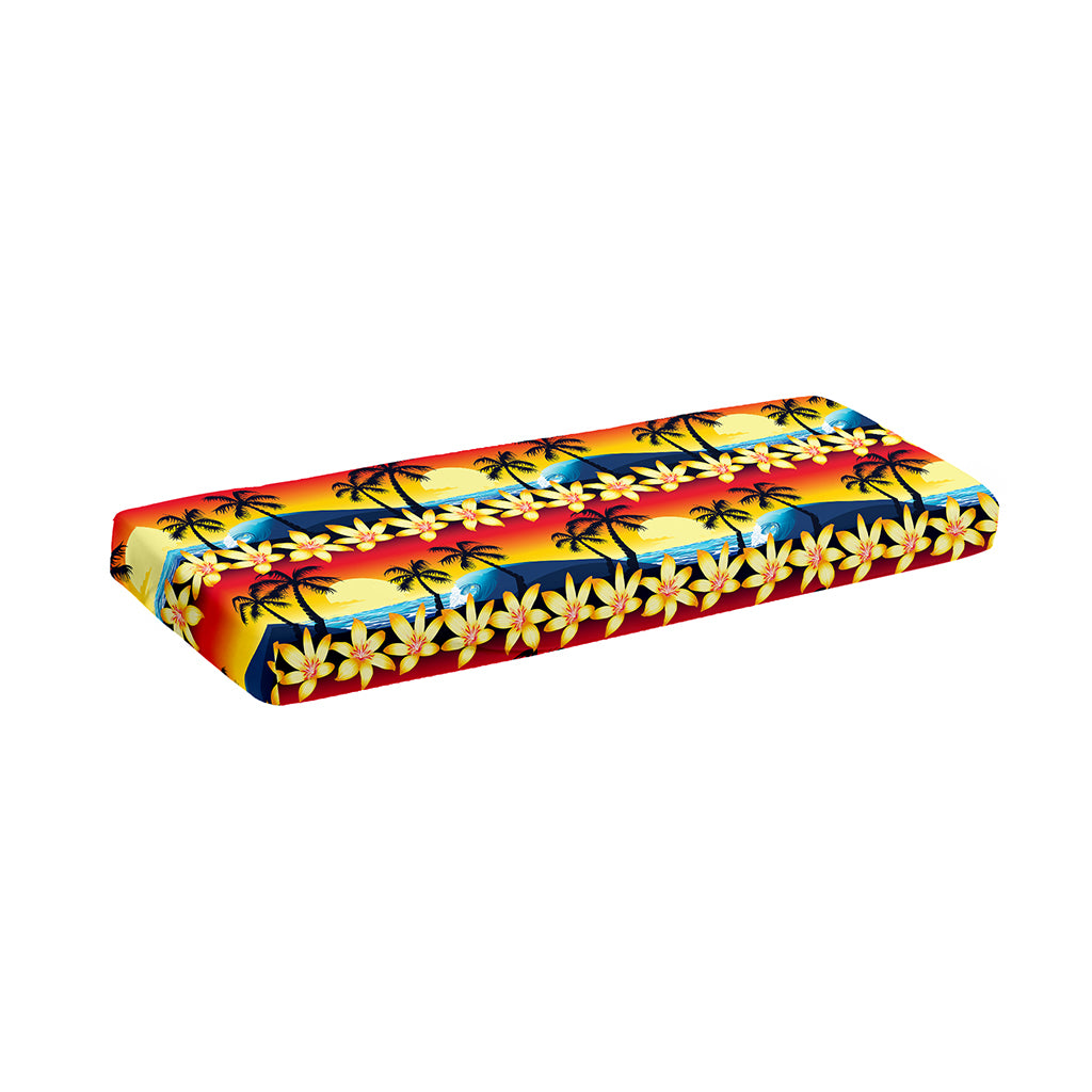 Tropical Sunset Pattern Print Piano Keyboard Cover