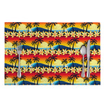 Tropical Sunset Pattern Print Placemat