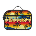 Tropical Sunset Pattern Print Portable Lunch Bag