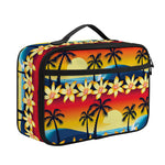 Tropical Sunset Pattern Print Portable Lunch Bag