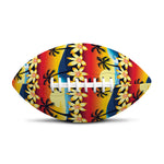 Tropical Sunset Pattern Print Rugby Ball