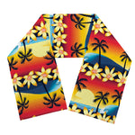 Tropical Sunset Pattern Print Scarf