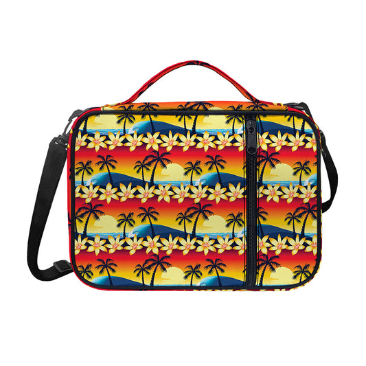 Tropical Sunset Pattern Print Shoulder Strap Bible Bag