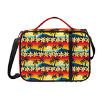 Tropical Sunset Pattern Print Shoulder Strap Bible Bag