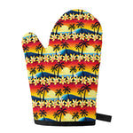 Tropical Sunset Pattern Print Single Oven Mitt