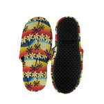 Tropical Sunset Pattern Print Slippers
