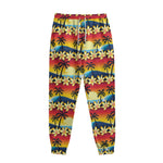 Tropical Sunset Pattern Print Sweatpants